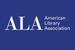 ALA logo white text on blue background