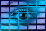 Wall of monitors with eye (Image: Gerd Altmann/Pixabay)