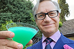 Author and director Paul Feig holds a cocktail (Instagram)