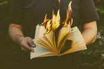 A book on fire