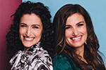 singer-songwriter, and philanthropist Idina Menzel and her sister, author and educator Cara Mentzel