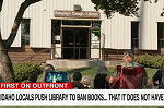Screenshot of a news broadcast about Boundary County  Library