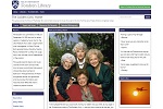 A website screenshot with the Golden Girls