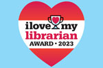 I Love My Librarian 2022 logo