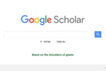 Google Scholar search page