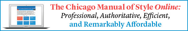 Ad for The Chicago Manual of Syle