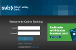 Landing page for Silicon Valley Bank, whose uncluttered design improves usability.