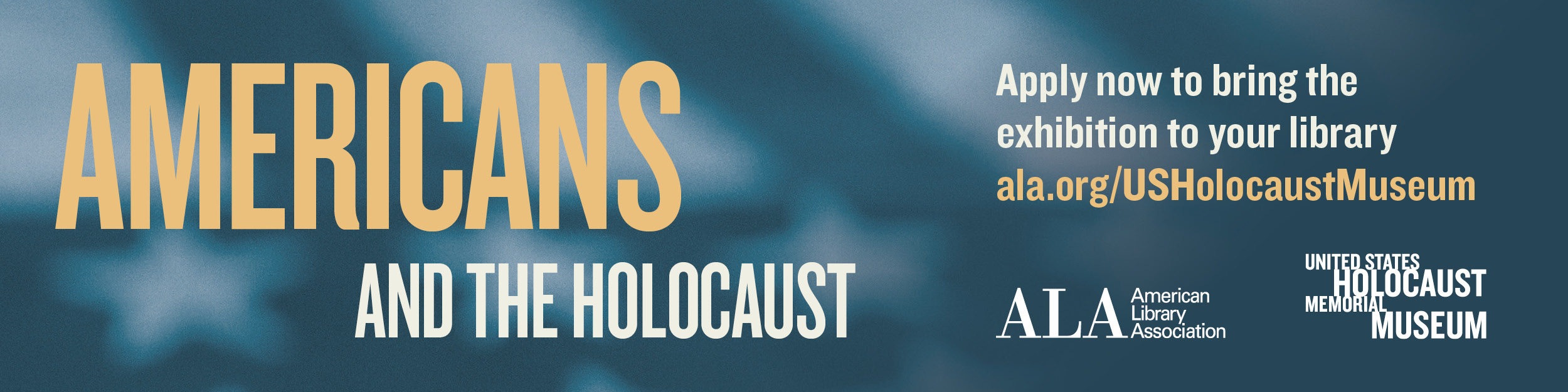 Americans and the Holocaust. Apply now to bring the exhibition to your library. ala.org/USHolocaustMuseum