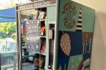 Banned Book Vending Machine created by Shelley Searle and Chelsea Major