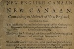 Cover page to New English Canaan