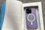 Phone inside a hollowed-out book