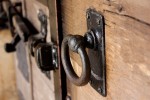 Old-fashioned door lock