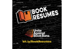Unite Against Book Bans' Book Resumes logo