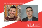 2025-26 ALA presidential candidates Sam Helmick and Raymond Pun