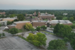 Aerial view of Bellarmine University