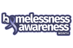 Homelessness Awareness month logo