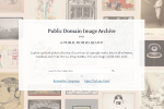 Public Domain Image Archive search page