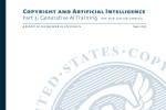 Part of the cover of the US Copyright Office's AI report