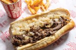 Steak with onions at Pat’s King of Steaks