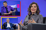 Carla Hayden, Gov. Gretchen Whitmer, and George Takei at Annual