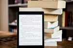 Ebook with printed books