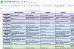 Colored Google Sheets cells