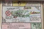 A student's biography of aviator Bessie Coleman in comic form