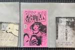 Zines in protective sleeves