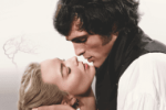 Jacob Elrodi and Margot Robbie from the Wuthering Heights poster