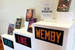 Read Like Wemby display at San Antonio Public Library