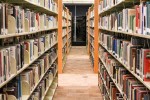 Library shelves