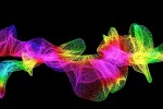 Abstract waves of color
