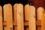 Top of a privacy fence
