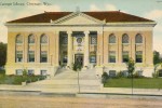 1911 postcard depicting the Carnegie library in Cheyenne, Wyoming.
