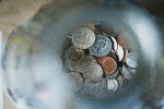 Jar with coins
