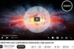 Show information page from a Nature podcast featuring a space image