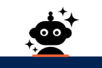 Curious alien logo from the AI task card