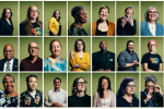 Montage of librarians featured in the New York Times article