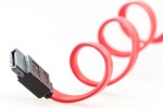 Coiled USB cable