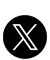 Logo for X, formerly known as Twitter