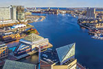 Photo of Baltimore's inner harbor