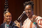 Roswell Encina and Hawa Jalloh